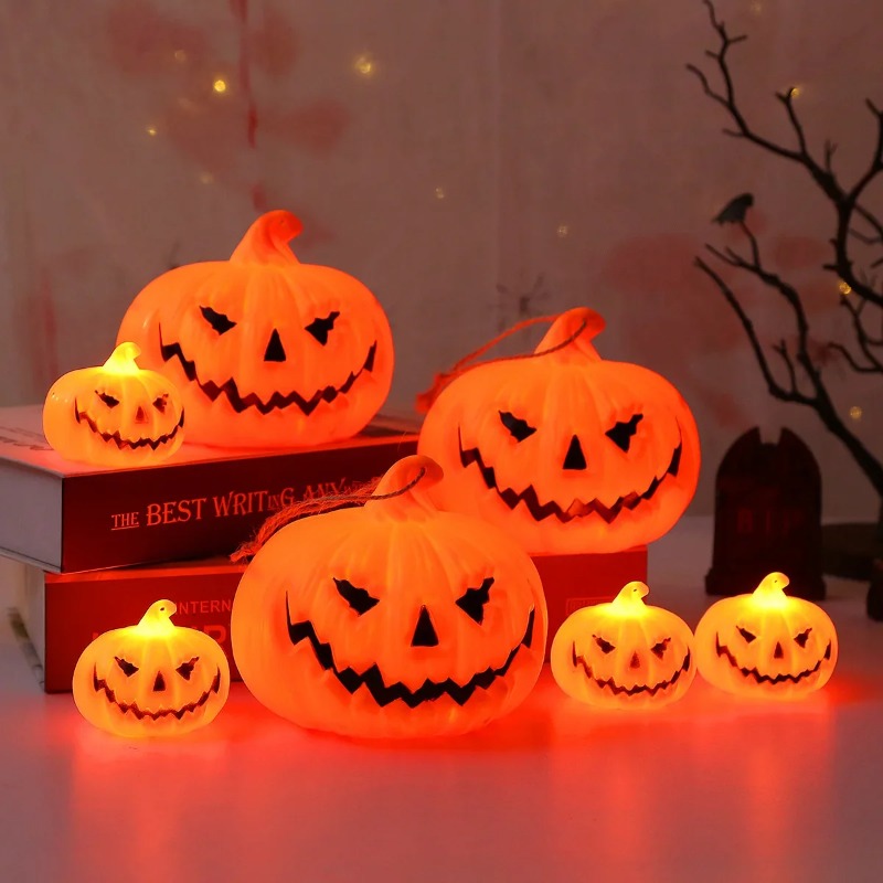 Landscape Spike Light - カボチャランタンハロウィンゴーストフェイスランプキッズギフトバルコニー寝室庭ハロウィンパーティーの装飾雰囲気ライト