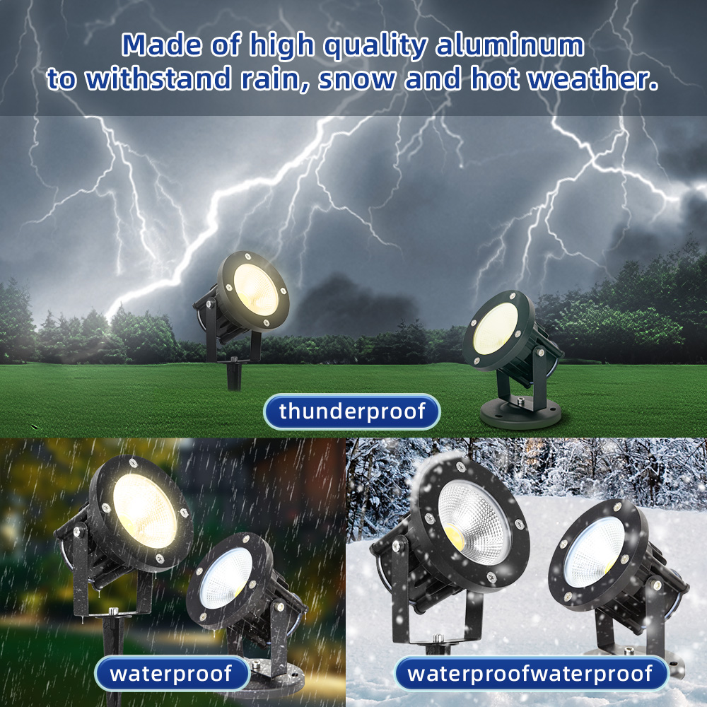 Outdoor Lighting In Ground - LED GU10 ガーデン照明芝生ランプ屋外防水照明 Led ガーデンパススポットライト COB