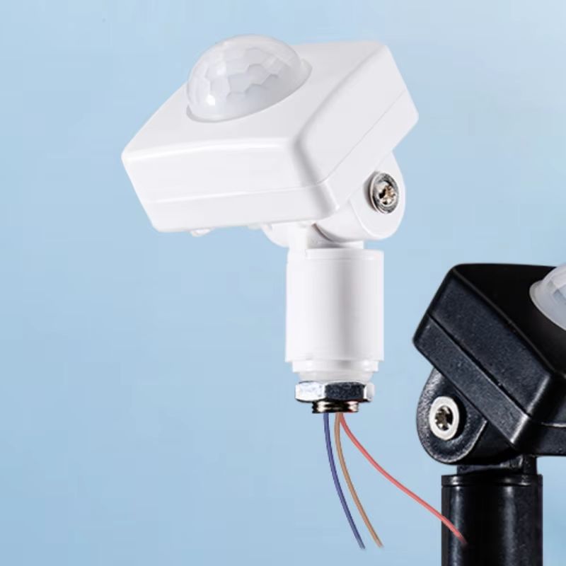 Outdoor Lighting Timer Switch - 屋外用LEDランプ PIR人感センサー 180 ° 回転式モーションセンサーライトスイッチ 110/220V