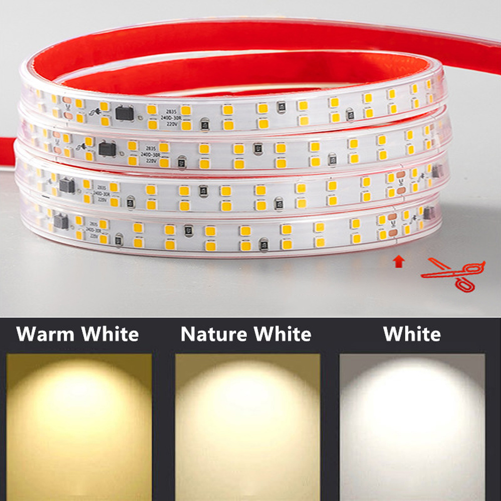 Outdoor Lighting Volt - AC Led ストリップライト 220V ランプ 2835
