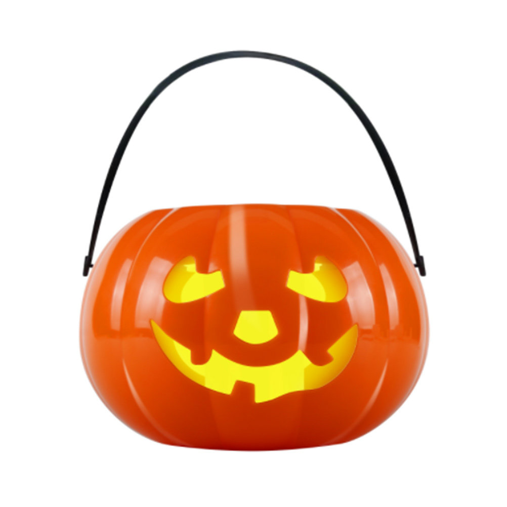 Outdoor Lighting In Ground - ハロウィーンのパンプキン型ソーラーガーデンライト。地面に挿して使用できる、屋外用防水ソーラーパスウェイライト。庭や景観を彩る照明。
