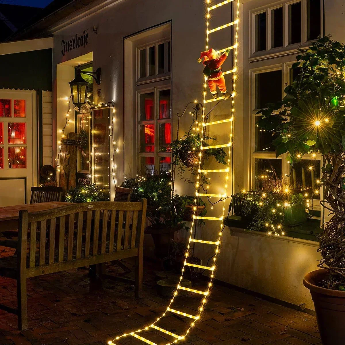 クリスマスデコレーション用LEDストリングライト,吊り下げス - Outdoor Lighting Strip のレビューと価格