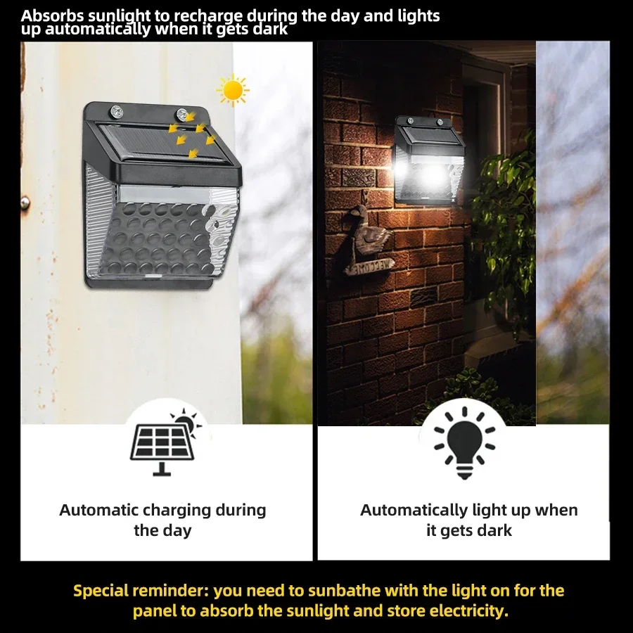 LED ソーラーライト PIR モーションセンサーウォールラ - Outdoor Lighting In Ground のレビューと価格