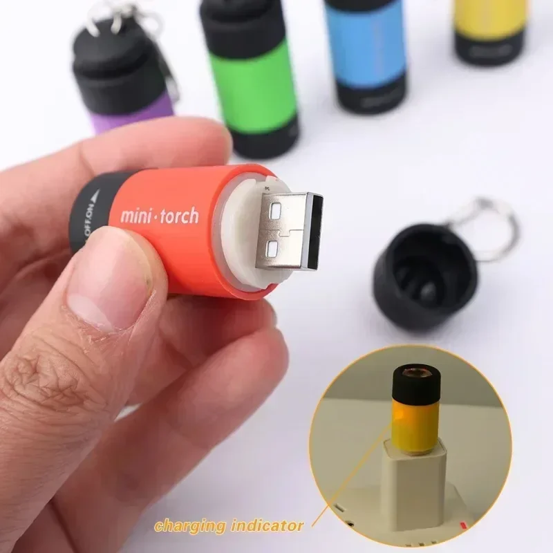 USB充電式LED多機能強力ライトポケットキーホルダー懐中電 - Outdoor Lighting Quality のレビューと価格