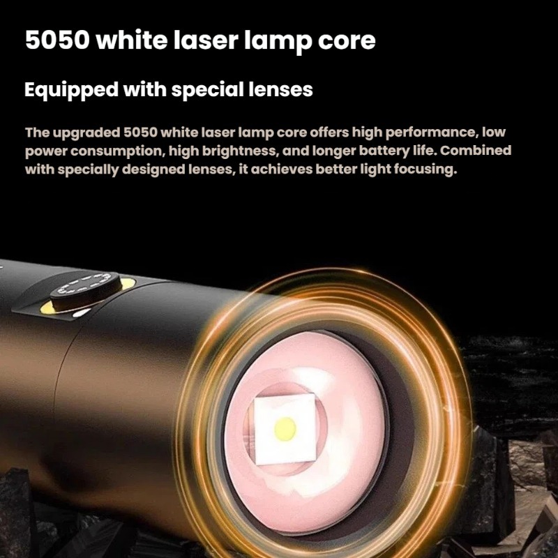 強力な光 LED 懐中電灯 Type-C 充電伸縮ズーム防水 - Outdoor Lighting Quality のレビューと価格