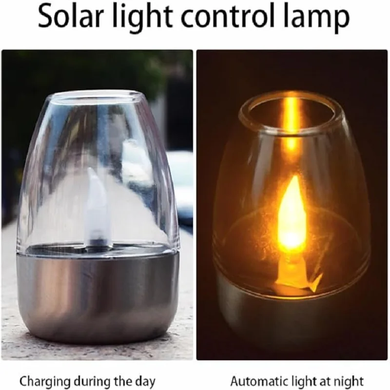 太陽光発電フレームレスキャンドル屋外防水 LED ナイトライ - Outdoor Lighting Transformer のレビューと価格