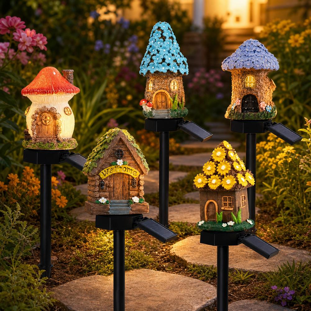LED ソーラー芝生ライト マルチクラフト ミニチュア フェ - Outdoor Lighting For Front Of House のレビューと価格