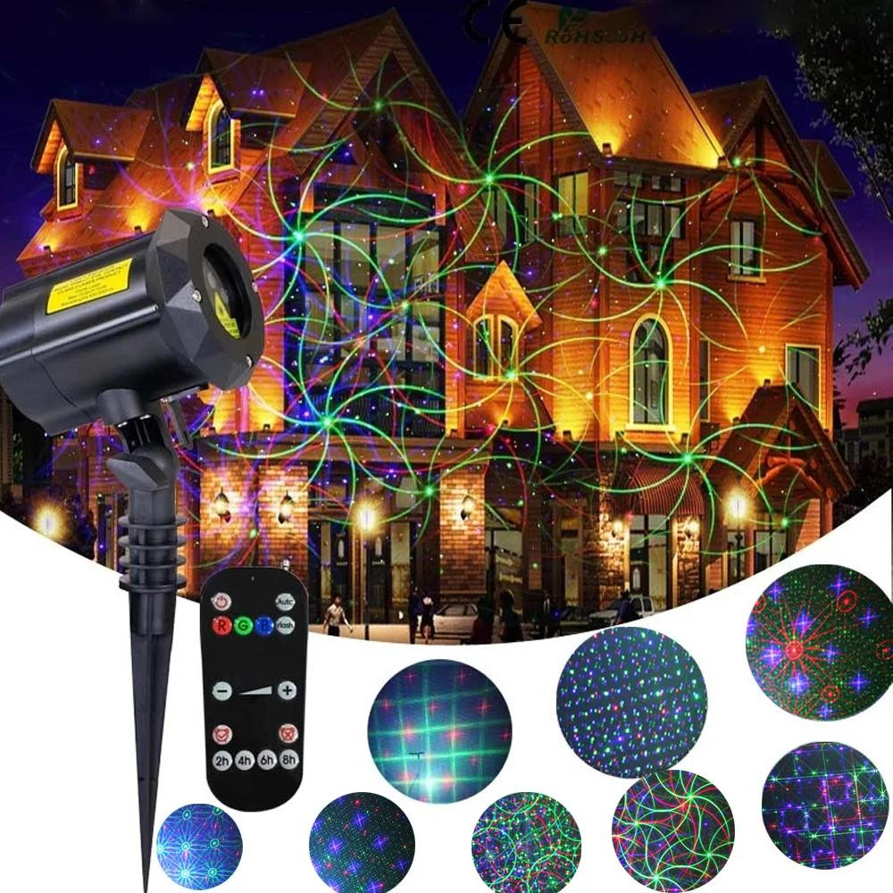 レーザー光を備えた宇宙パターンのプロジェクター,屋外の壁の装 - Outdoor Lighting For Front Of House のレビューと価格