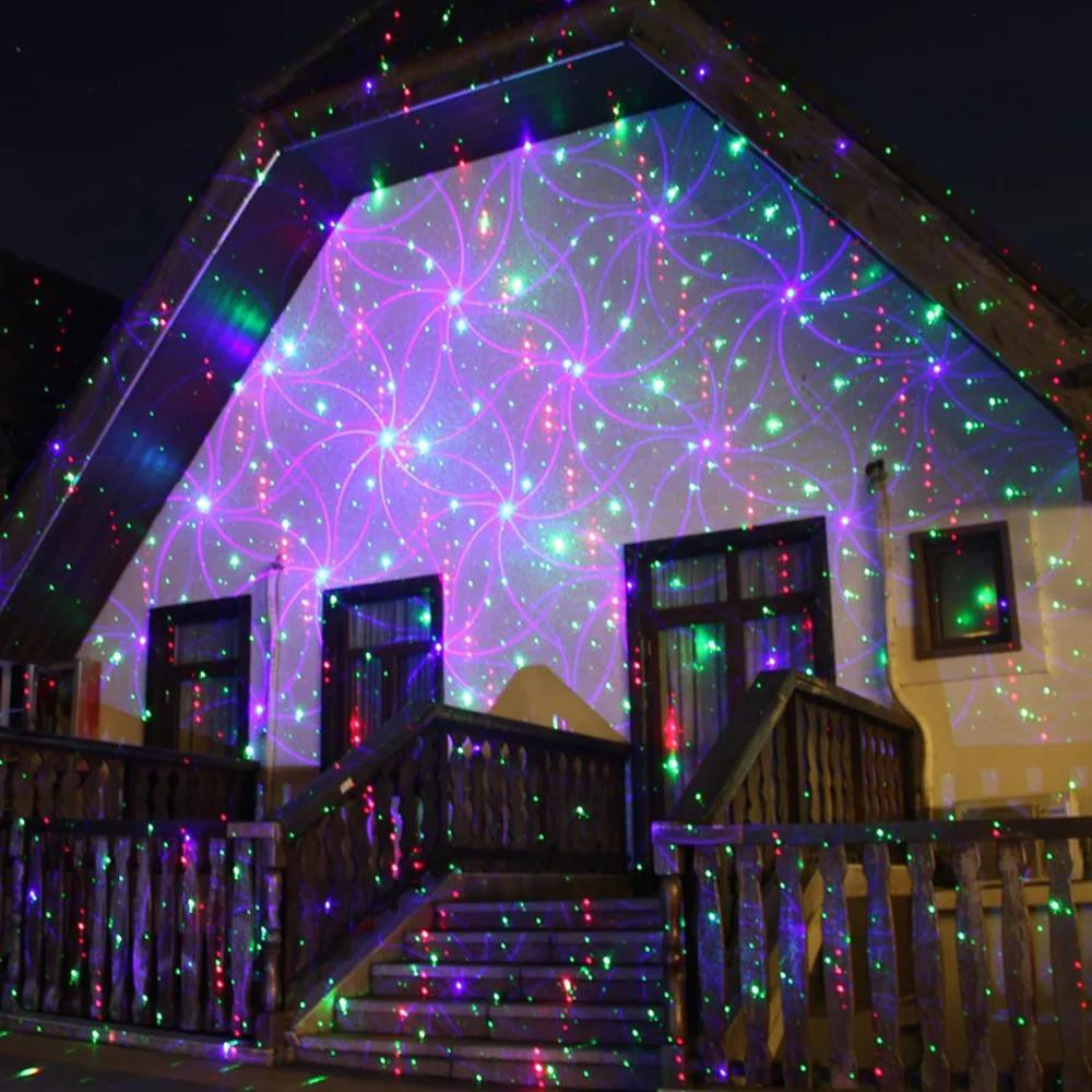 レーザー光を備えた宇宙パターンのプロジェクター,屋外の壁の装 - Outdoor Lighting For Front Of House のレビューと価格