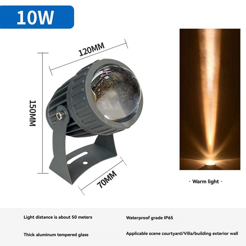 屋外 LED ガーデン ウォール スポットライト 10W 景 - Outdoor Lighting In Ground のレビューと価格