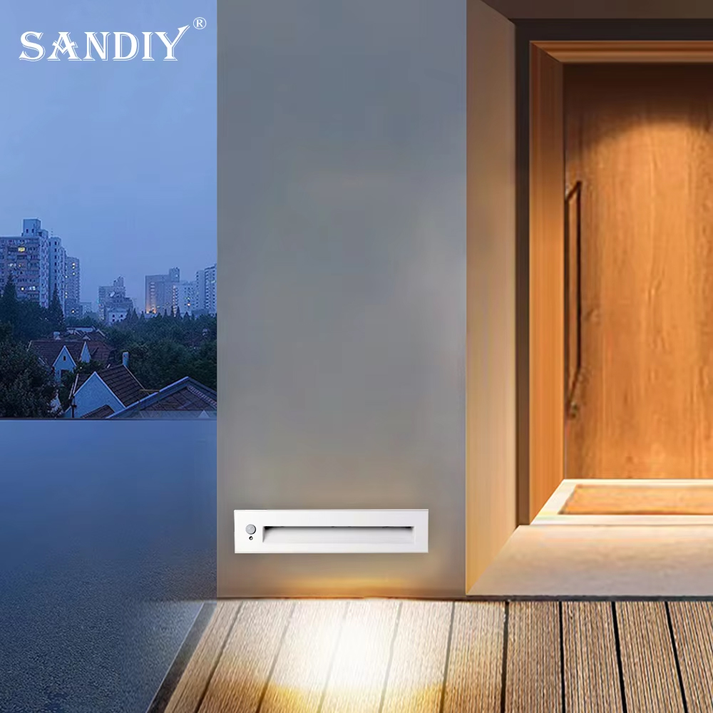 SANDIY 階段ライト モーション センサーの壁の燭台ラン - Outdoor Lighting Timer Switch のレビューと価格