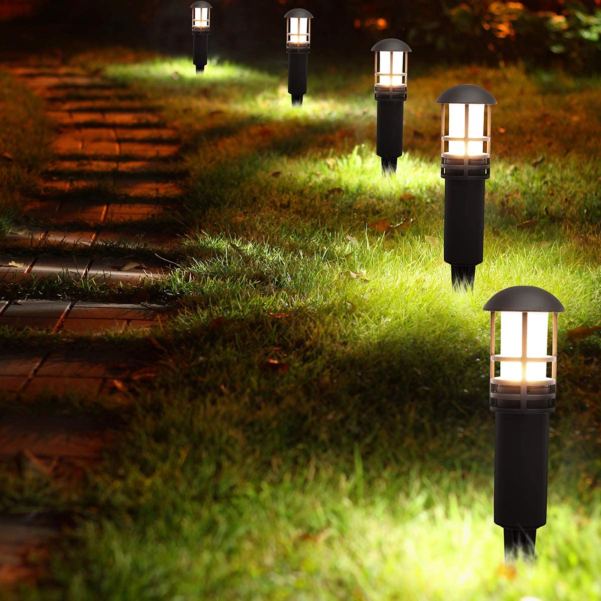 キノコ型LEDランプ,2x1mケーブル,65 dc12vが簡 - Landscape Spike Light のレビューと価格
