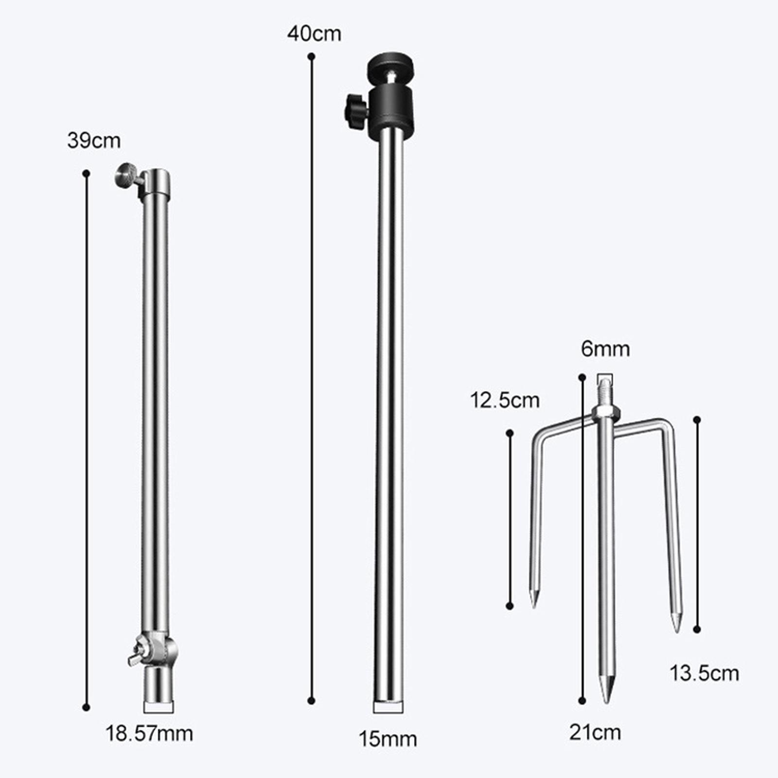 格納式キャンプランタンスタンド 軽量照明ポール フック付き  - Outdoor Lighting Connectors のレビューと価格