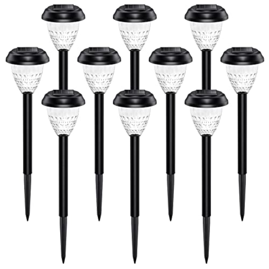 超高輝度ソーラーライト屋外防水-10個パック、夕暮れから夜明 - Outdoor Lighting Dusk To Dawn のレビューと価格