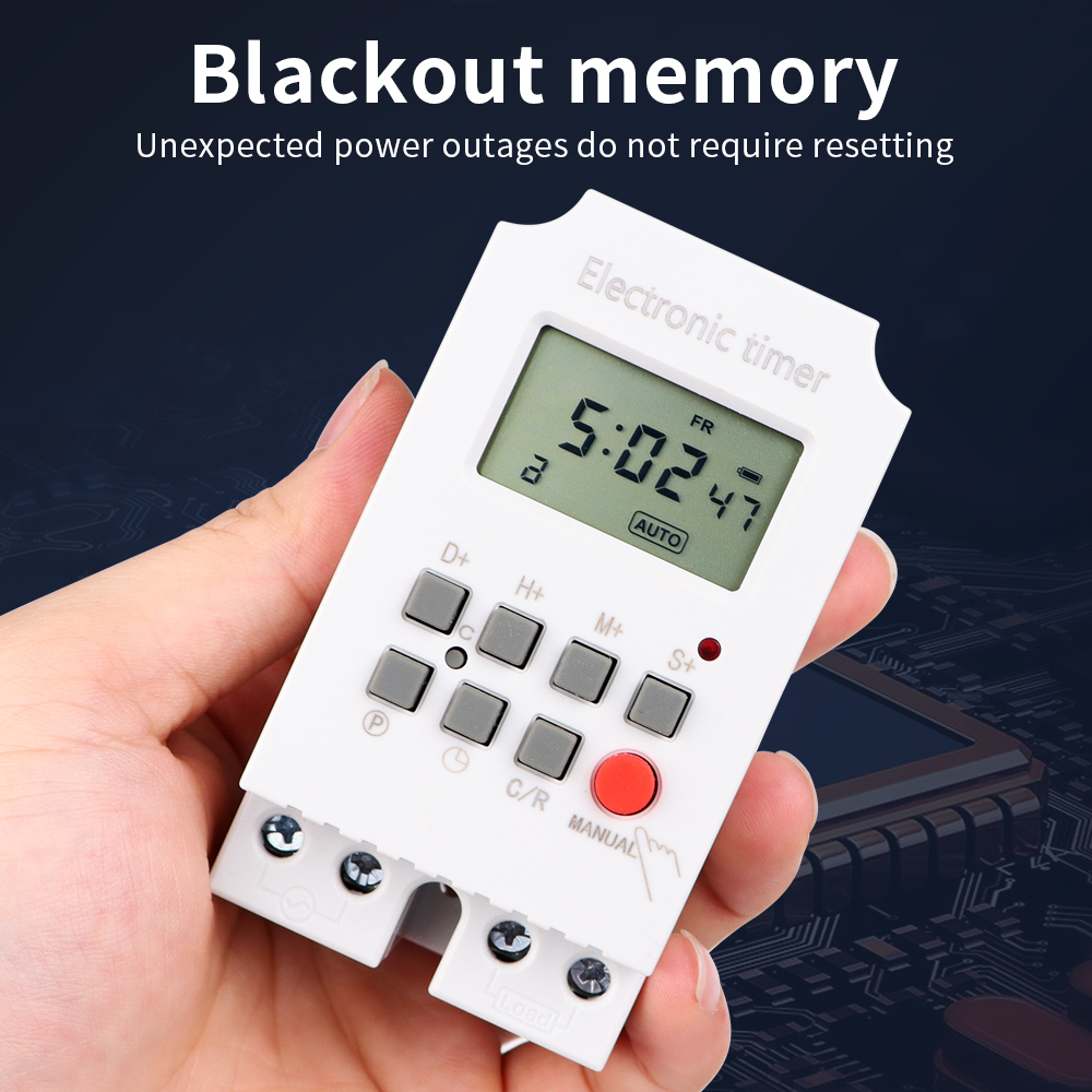 Kg316s自動電子デジタルタイマースイッチ、プログラム可能 - Outdoor Lighting Timer Switch のレビューと価格
