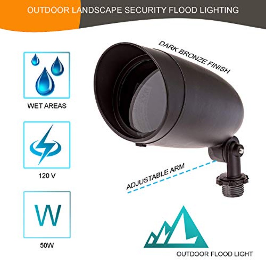 照明器具 ワンライト PAR20 120ボルト ダイキャスト - Outdoor Lighting Volt のレビューと価格