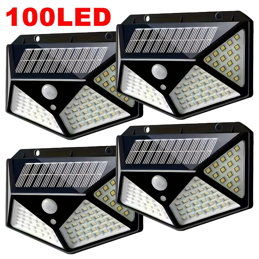 100LED屋外ソーラーガーデンライト、屋外モーションセンサ - Outdoor Lighting Quality のレビューと価格