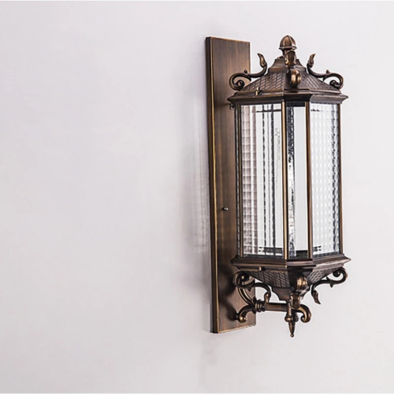 レトロなスタイルの防水ウォールランプ,屋外照明,庭,廊下,e - Outdoor Lighting For Front Of House のレビューと価格
