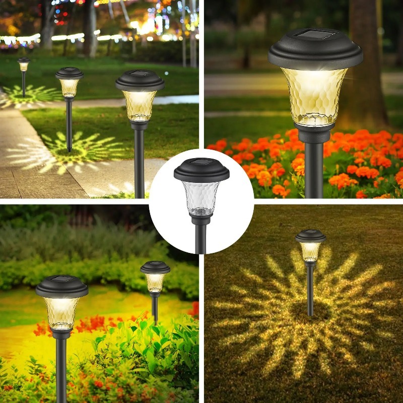 屋外ソーラーガーデンパスライト IP67防水 色変更LED  - Outdoor Lighting Dusk To Dawn のレビューと価格