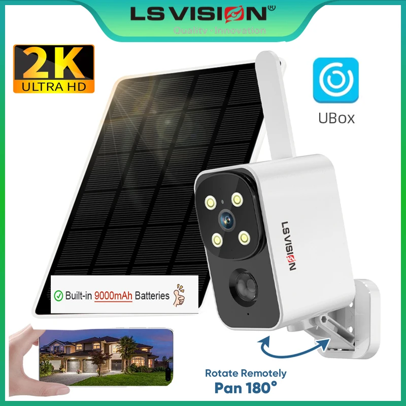 LS VISION屋外ソーラーカメラ ワイヤレスカメラ WI - Outdoor Lighting Transformer のレビューと価格