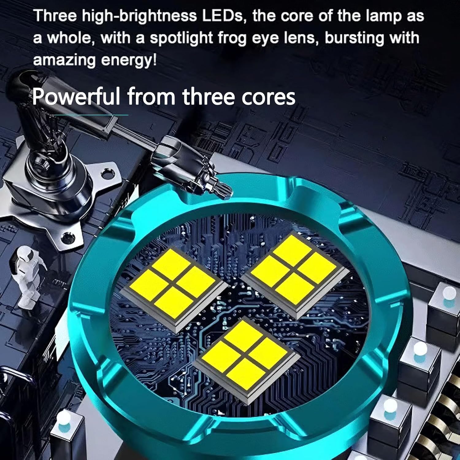 高強力戦術懐中電灯 3LED ミニキーホルダートーチ USB - Outdoor Lighting Quality のレビューと価格