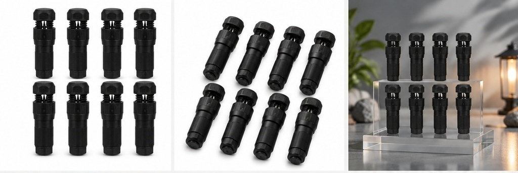 8個入り、防水仕様の低電圧用貫通式ワイヤーコネクター。屋外照 - Outdoor Lighting Connectors のレビューと価格