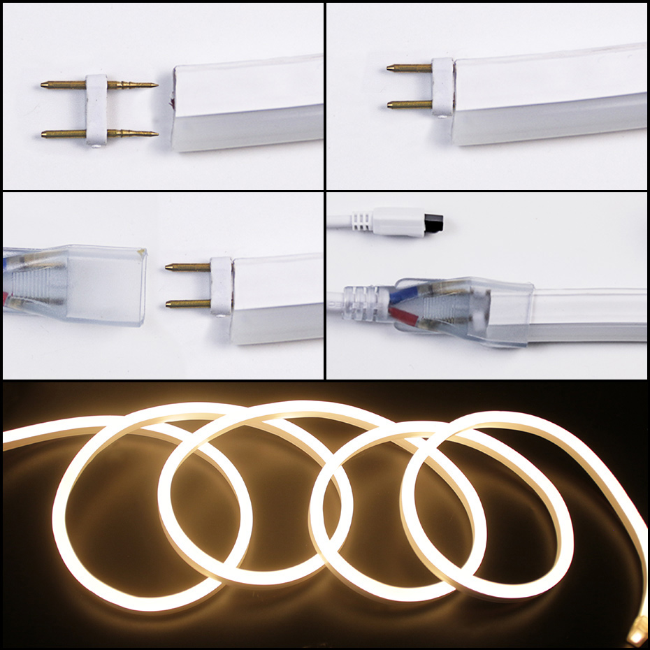 LEDネオンストリップ 220V 2835 120LED/m - Outdoor Lighting Timer Switch のレビューと価格