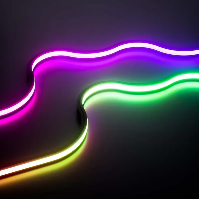 完璧な夢のような色のLEDネオンストリップライトIP65 1 - Outdoor Lighting Strip のレビューと価格